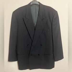Holt Renfrew Men's Pinstripes Double-Breasted Suit Jacket